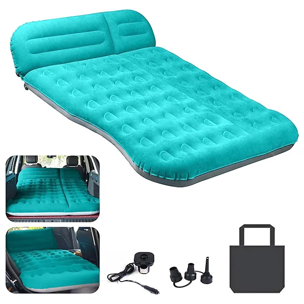 Colchón no inflable para automóvil, cama de campamento, cama plegable para  coche universal, portátil, compacto, para dormir, camping, catre (color